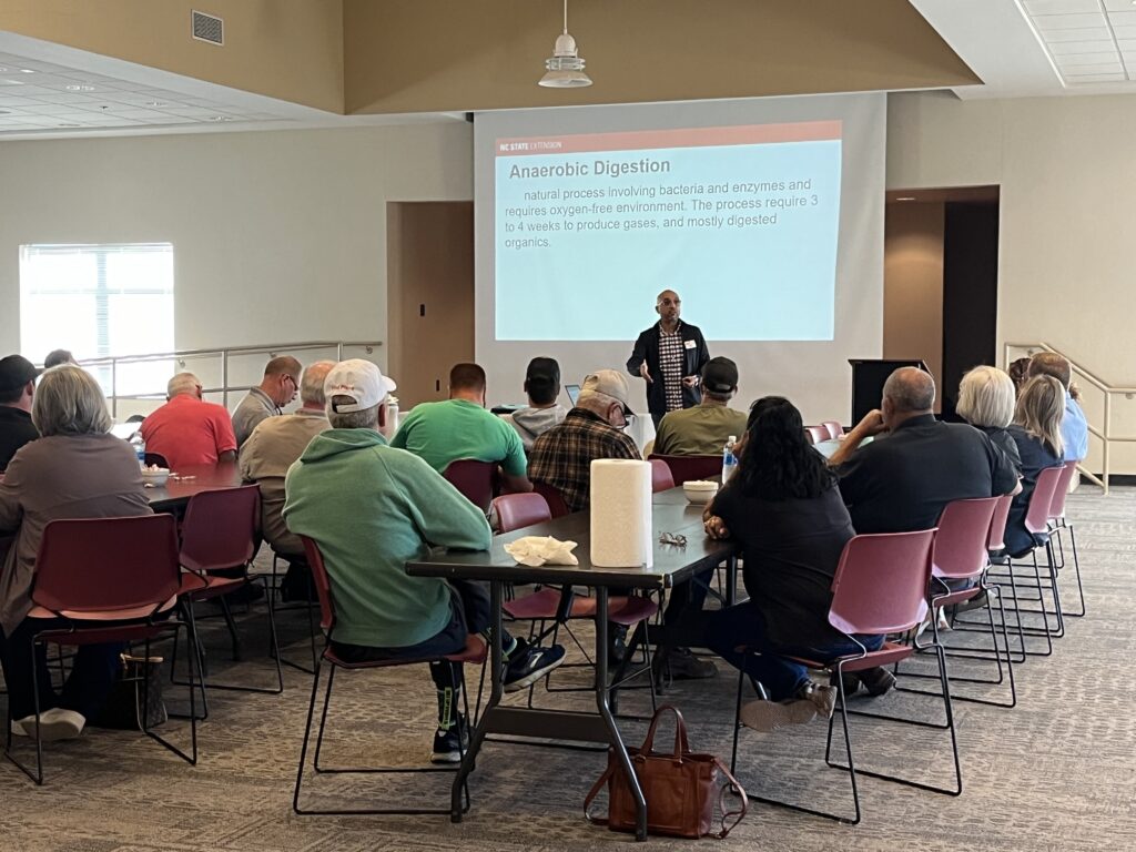 First offering of Animal Waste Biogas Digester Operator Training on October 11, 2024 (Kenansville, NC)